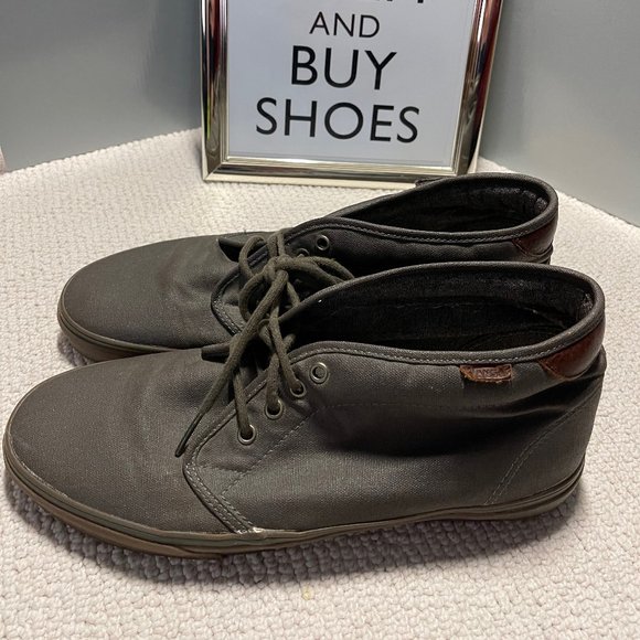 Vans Waxed Canvas Hi-Top Sneakers 13 - Picture 1 of 6